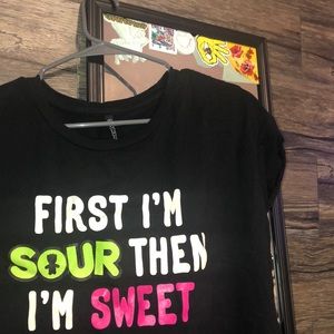Black sour patch kids t-shirt
